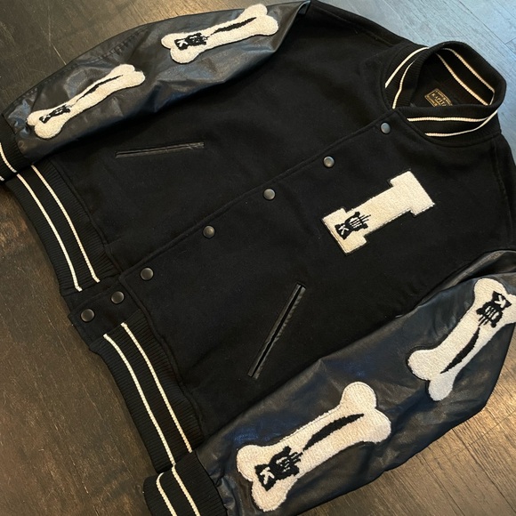 KAPITAL 40S WOOL I-FIVE VARSITY JACKET - Picture 4 of 5